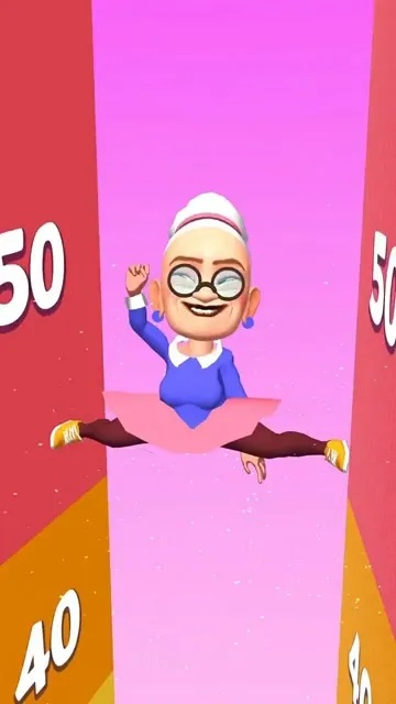 跑酷老奶奶无限金币钻石版：挑战无限金币和钻石，闯关大乐趣！